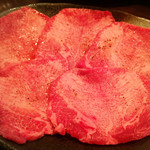 焼肉処　彩 - うまねぎ塩タン 980yen(’16.10)