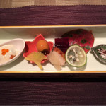 Washoku Hamayuu - 秋刀魚炙り寿司など