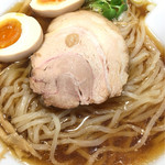 絢 - 半熟煮卵醤油ラーメン
