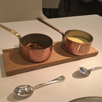 ラ クレリエール - 中はフランスと日本のキノコのリッチなポムピュレ