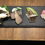 ビストロ ル ケイク - 明石の魚介(鱧、鰆、太刀魚、真鯛)