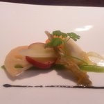 お野菜マリネとわかさぎ