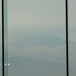 ザ・テラス - 翌朝、ちょっとだけ見えた富士山。