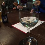 かはほり - 銘酒「登龍」はワイングラスで供される（2016.Oct)