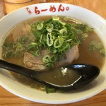 芦屋らーめん庵 - 半チャーハンセット（もと醤油）７５０円