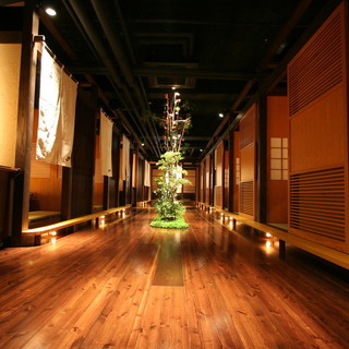 完全個室が34室！北海道で和食・和室・和の心を感じられる和食居酒屋。