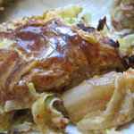 Yoshida Okonomiyaki - 結構、ソースマヨにキムチってあうんですよ～。