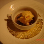 コムシコムサ - マスカルポーネのアイスクリーム　エスプレッソがけ