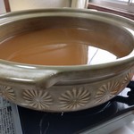 磯料理 一吉 - この無添加の出汁が美味しいんです！