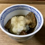 仲佐 - 蕎麦三昧「天然きのことおろし（アブラシメジ、ハナイグチ、クリタケ）」