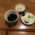 二笑庵 - 三点セット