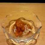 鮨 和さび - 毛ｶﾞﾆ×ウニ