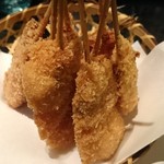 海住 - 魚の串カツ盛合せ