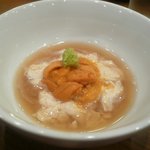 すし屋のこう多郎 - 湯葉とうにのあん掛け