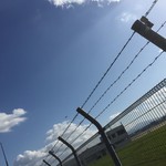 天麩羅処ひらお - 161029福岡　天ぷらのひらお本店　行く途中は飛行機が横を飛び交う