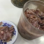 天麩羅処ひらお - 161029福岡　天ぷらのひらお本店　名物塩辛