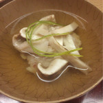 松川 - 蟹真薯と松茸のお椀