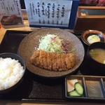 牛かつ いち華 - 牛かつ定食＠1300円