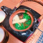 酒肴結 さかぐち - 松茸土瓶蒸し②
