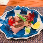 酒肴結 さかぐち - サワラ焼霜造り