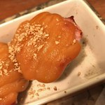 ちぃりんご - 「いちじくとベーコンの玉味噌焼」480円