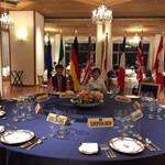 ラ・メール ザ クラシック - 伊勢志摩サミットワーキングディナーが行われた席で①