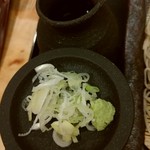 国分寺そば - 葱とわさび