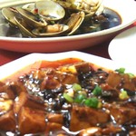 上海小吃 - （上）蛤の甘辛炒め￥1500