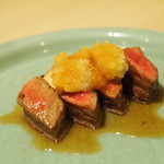 二條 葵月 - 牛肉料理
            たたき風ステーキ