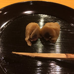 懐石料理 はし本 - 和栗の茶巾しぼり