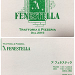 ア フェネステッラ - ショップカード