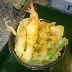 一らん - ミニエビ天丼（2016.11）