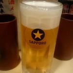 うなぎ ささき - 生ビール