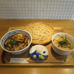 横濱蕎麦 傳介 - 豚きのこせいろ＋とろろ御飯（季節限定）