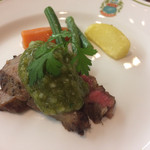 萩八景 雁嶋別荘 - 黒毛和牛のソテー