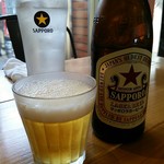 壱 - 先ずはビール(￣ー￣)ﾆﾔﾘ　550円（税抜）