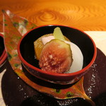 柿、蕪、無花果　豆腐・胡桃白和え