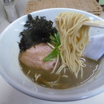 らーめんよつ葉 - 須藤製麺のストレート