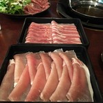 やさい屋 朝日堂 - コースのお肉たち　充分なクオリティーでした◎　2016/10/16