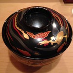 祇園にしむら - 鳳凰と竜の富貴椀 椀蓋は『鳳凰』