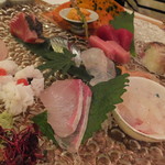 京橋 二刀流 - 本日のお造り盛り合わせ