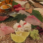 京橋 二刀流 - 本日のお造り盛り合わせ