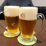 Guriru Shi- - 350円の生ビール　状態は大変いいが泡もう1cm少なくていいかな～