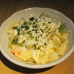 たら福 - 温玉ポテトサラダ