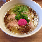 麺工房 海練 - 焦がしネギ塩ラーメン¥800