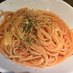 イタリアントマトカフェジュニア - ドイツステッペンチーズのトマトクリーム+コーヒー 500円