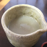 専心庵 - 蕎麦湯