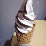 祇園きなな 本店 - 京きななソフトクリーム(きなことカカオのミックス)