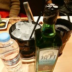 Uotami - 【2016.11.3(水)】焼酎ボトル(鏡月)＆ミネラルウォーター＆氷