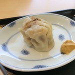 茶月斎 - 【2016年08月】担々麺定食の焼売アップ。